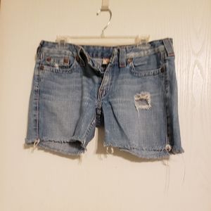 True Religion Jean Shorts